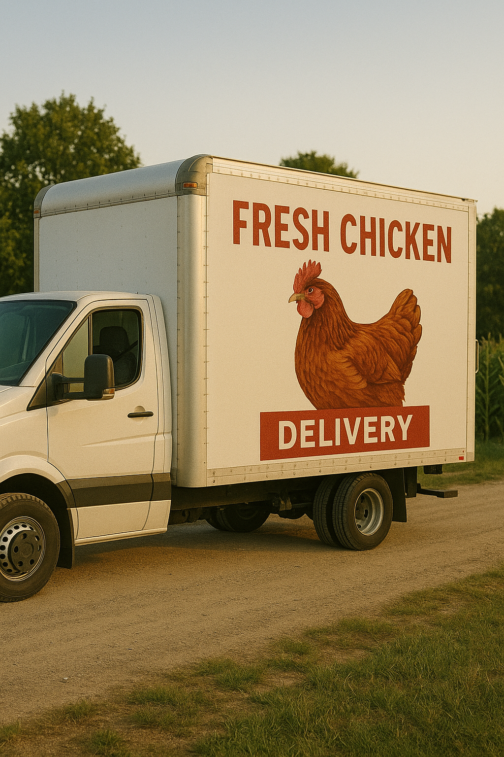 Truck with SABA Poultry signage